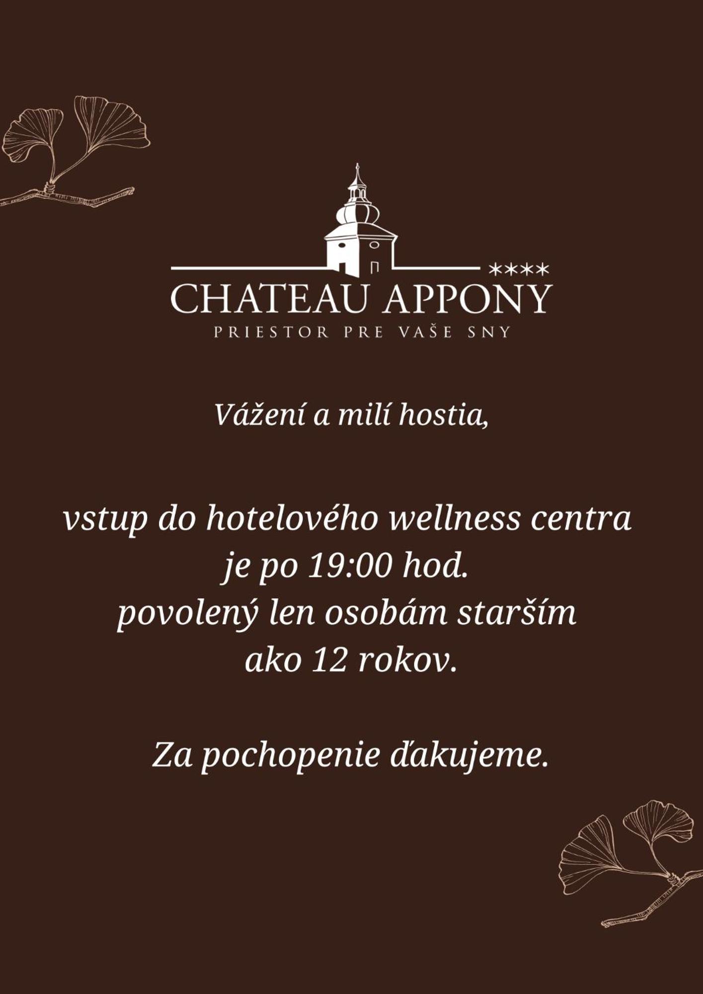 Chateau Appony Exteriör bild