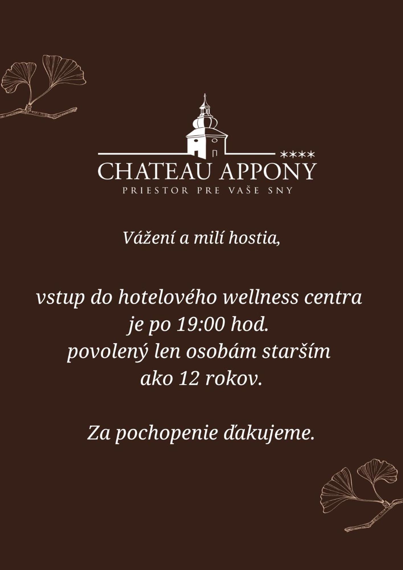 Chateau Appony Hotell Exteriör bild